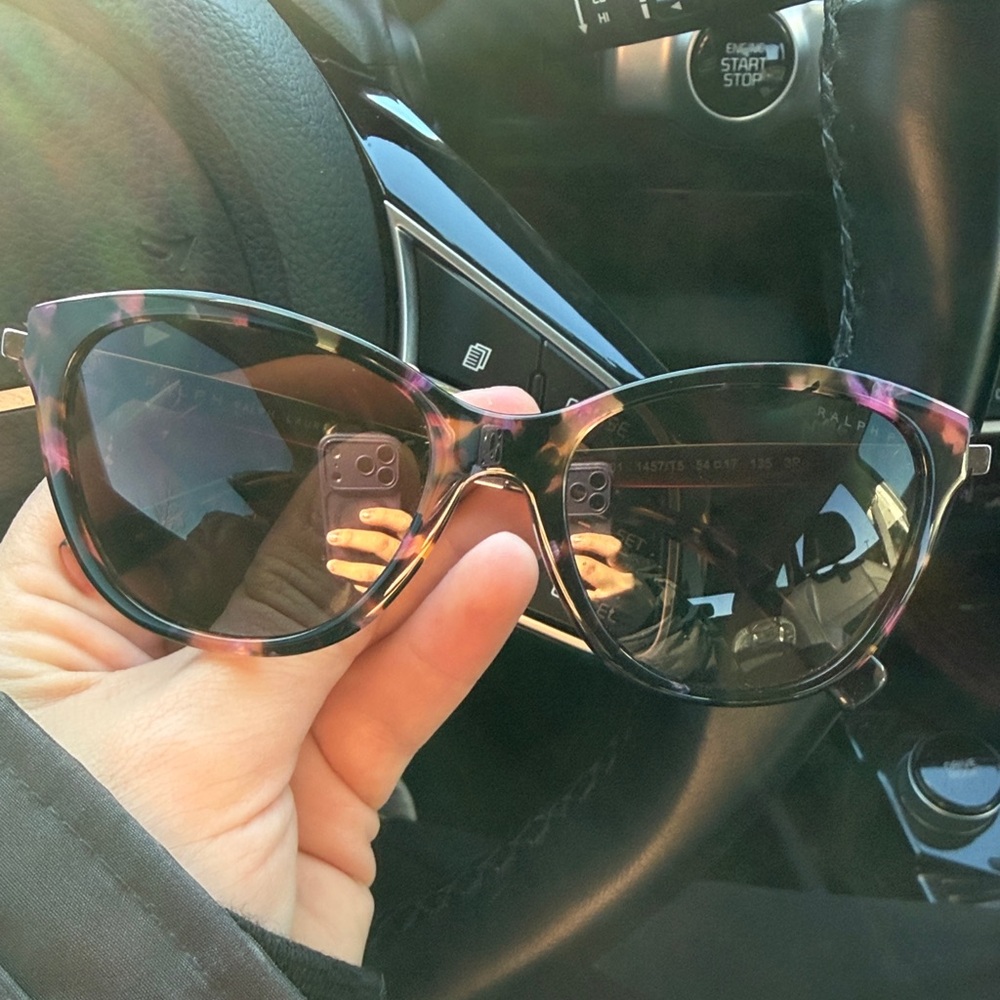Ralph Lauren Cat-Eye Sunglasses in Purple Tortoise
